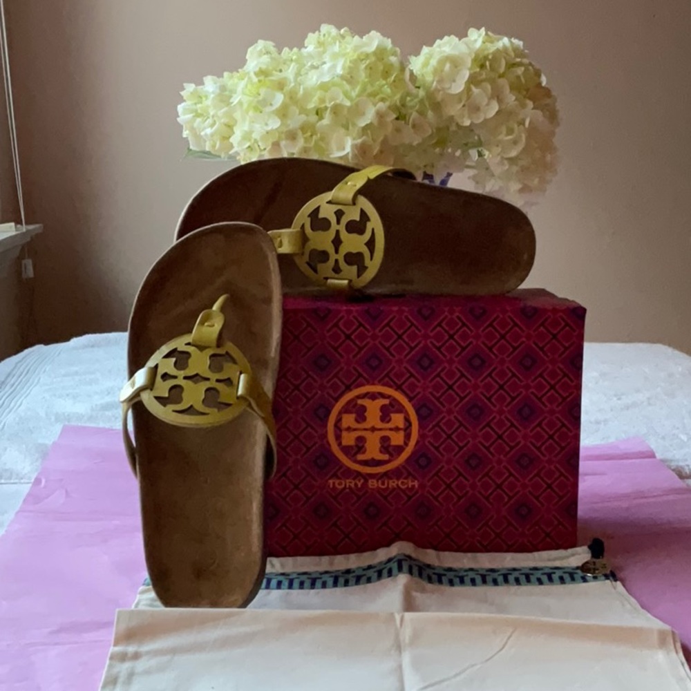 ☁️ TORY BURCH MILLER CLOUD SANDALS ☁️ SIZE 7 ☁️ - Picture 7 of 16